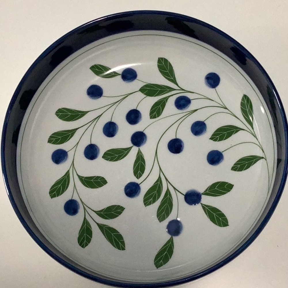 DANSK International Designs Bowl~Blueberry